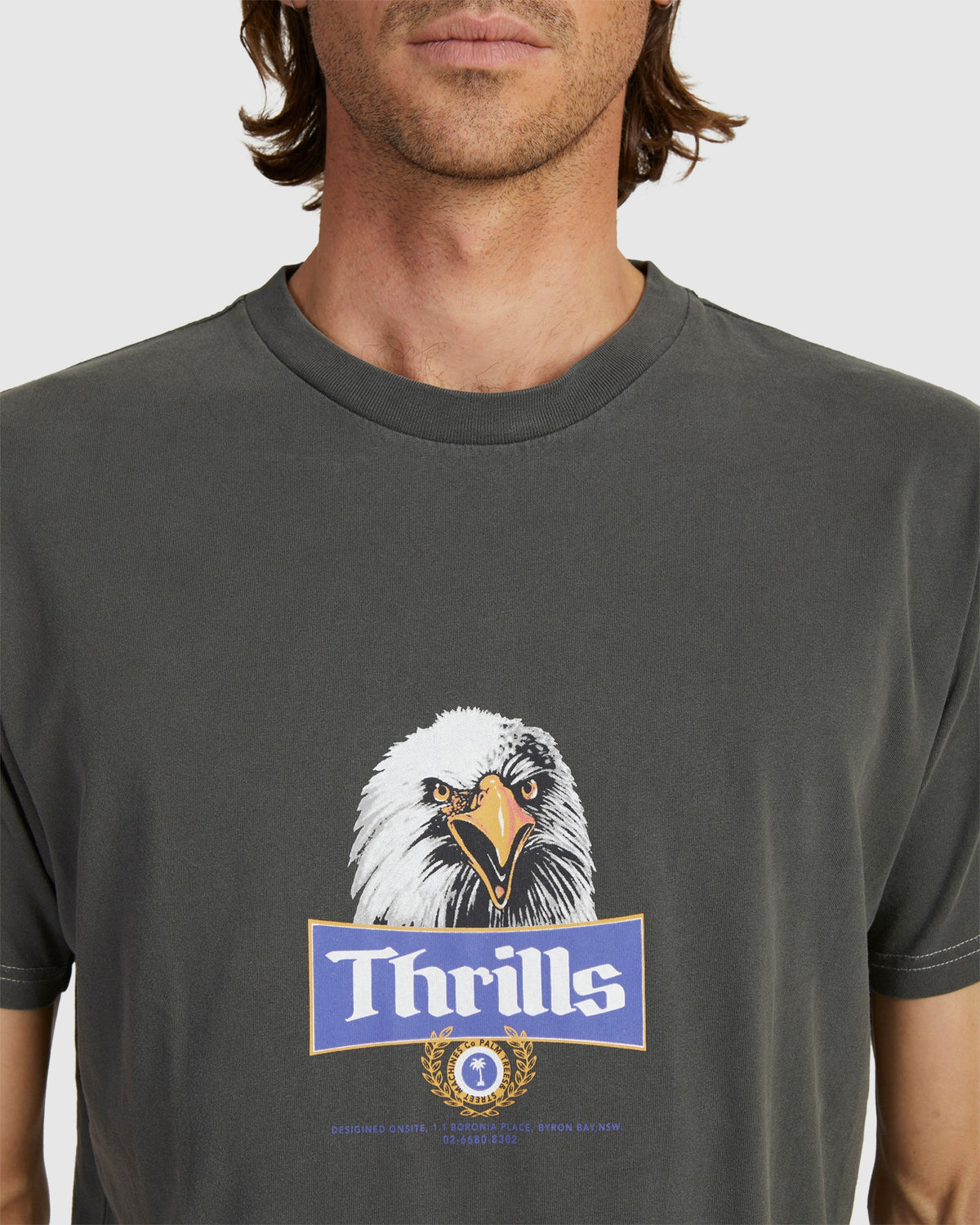 MENS RISE ABOVE MERCH FIT T-SHIRT