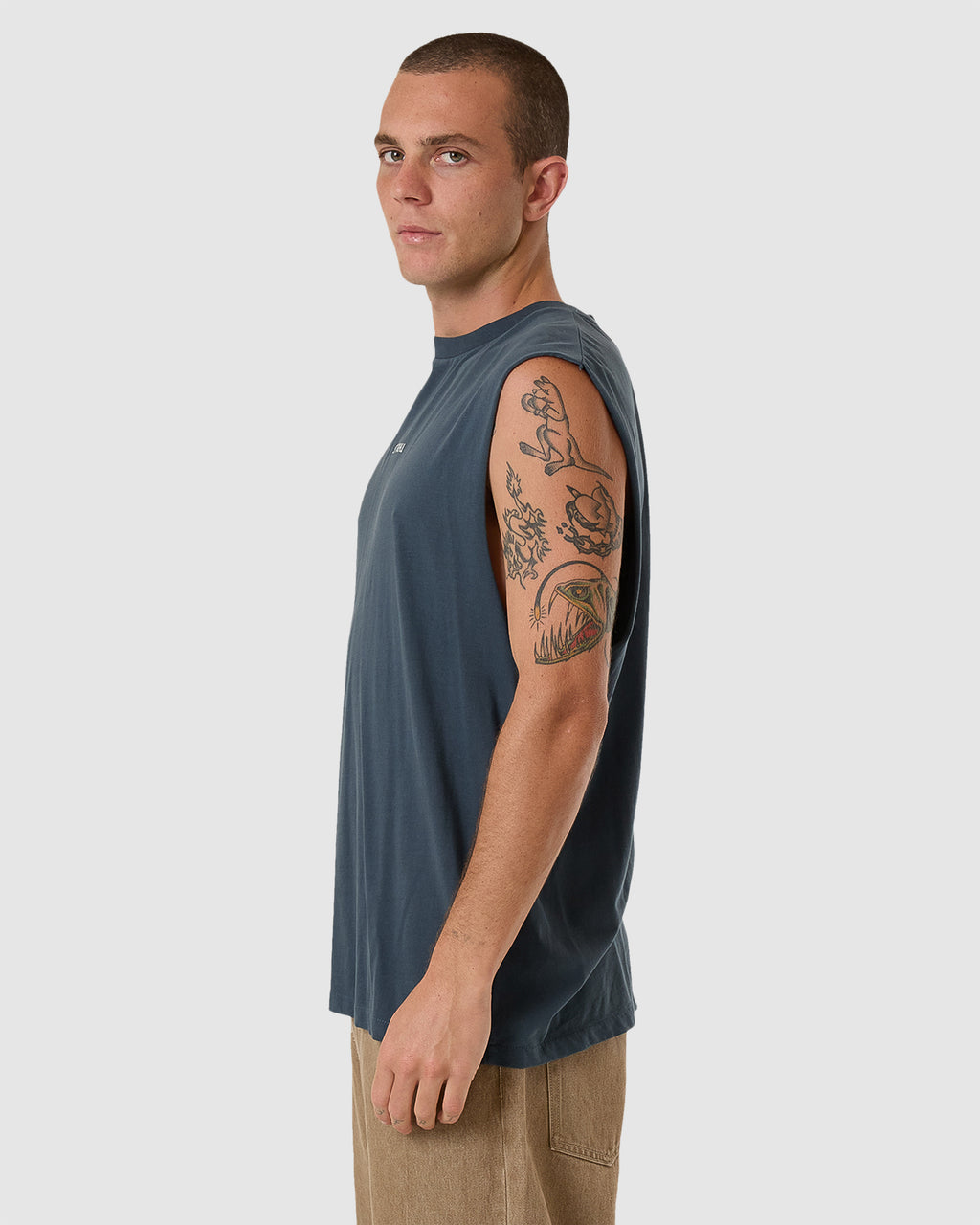 MENS MINIMAL THRILLS MERCH FIT TANK TOP