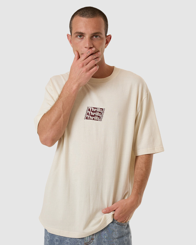 MENS DISTORTION OVERSIZE FIT T-SHIRT