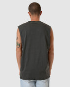 MENS NEVER STOP MERCH FIT TANK TOP