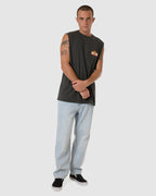 MENS NEVER STOP MERCH FIT TANK TOP