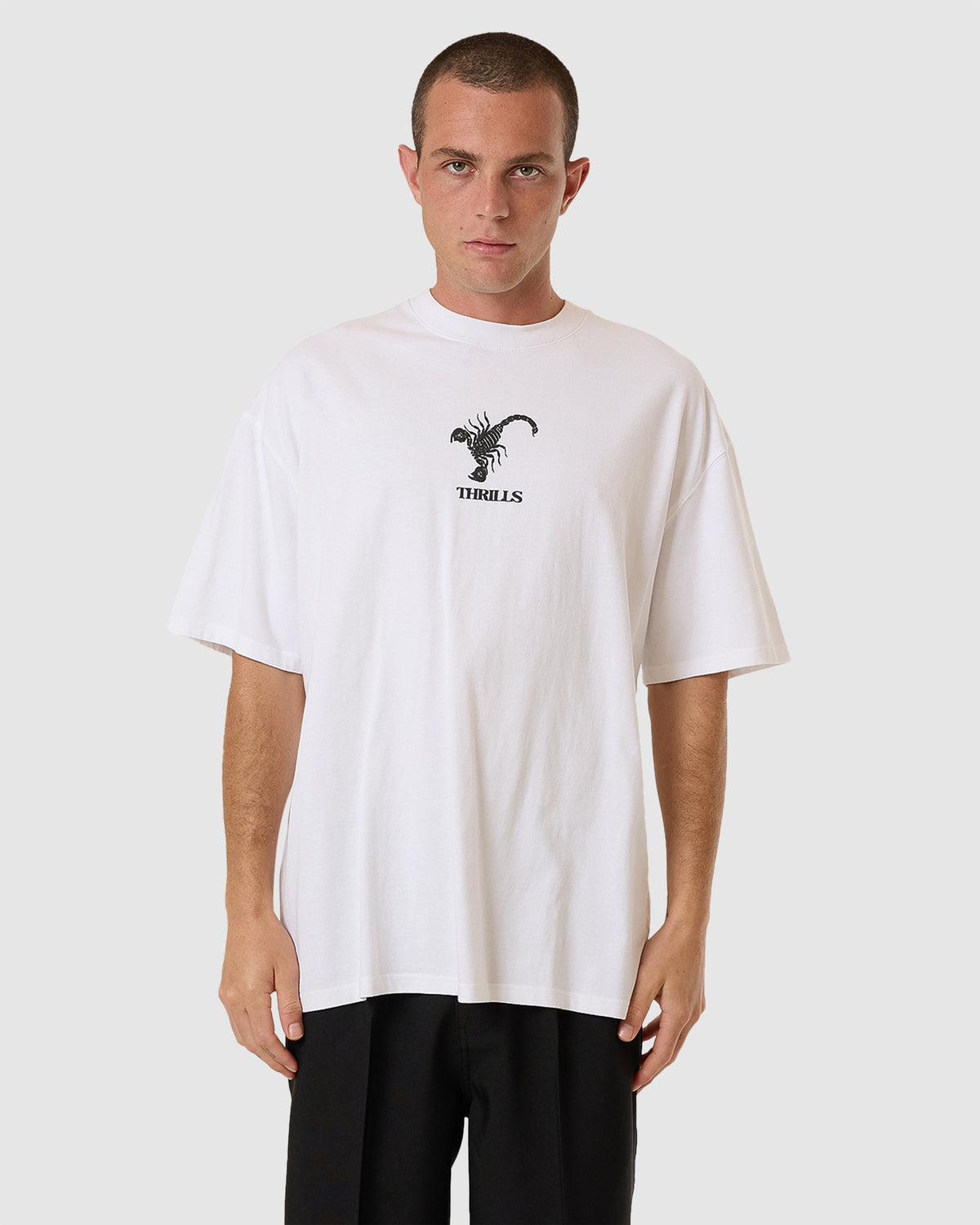 MENS THRILLS ENERGY BOX FIT OVERSIZED T-SHIRT