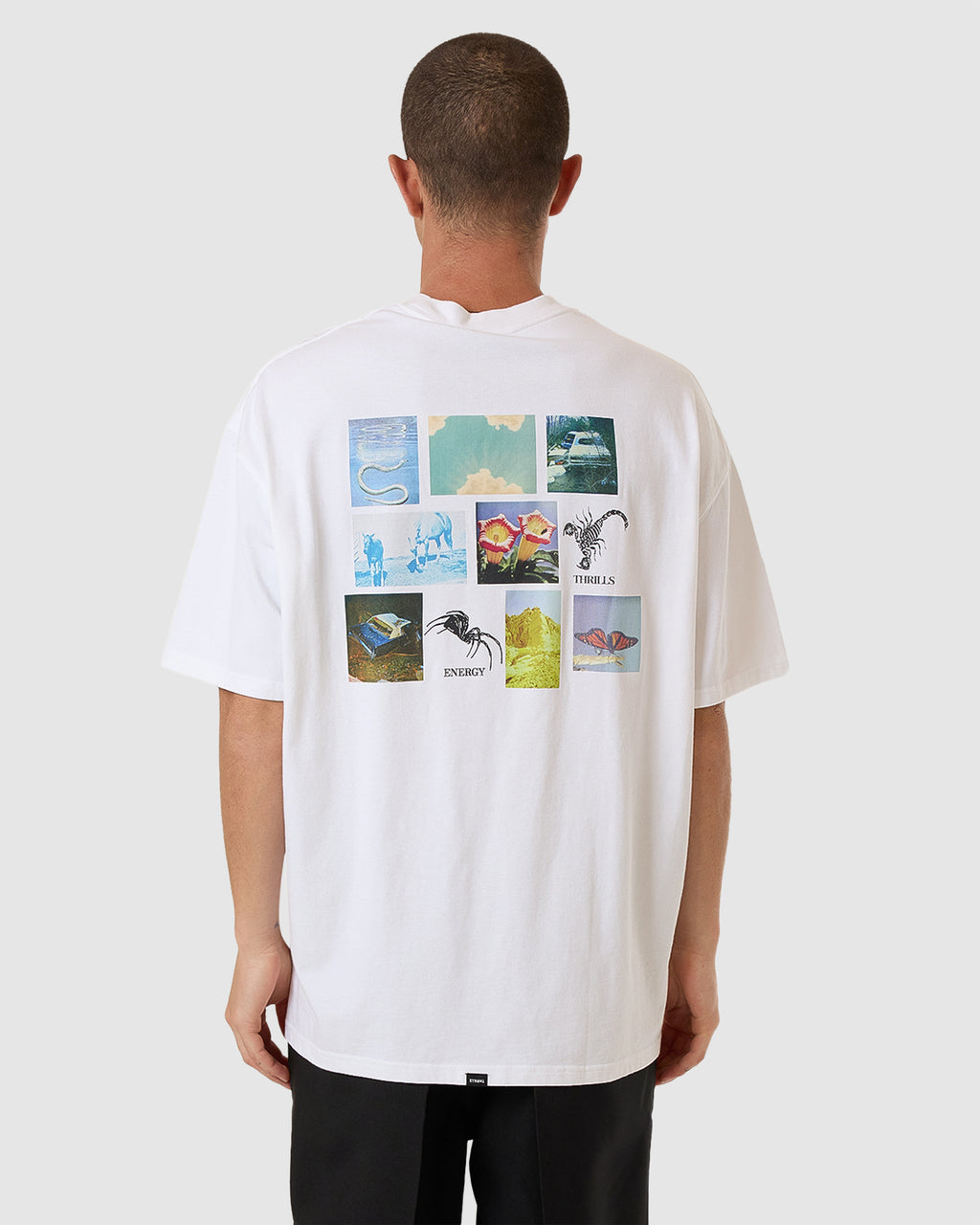 MENS THRILLS ENERGY BOX FIT OVERSIZED T-SHIRT
