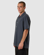 MENS MINIMAL THRILLS STRIPE BOWLING SHIRT