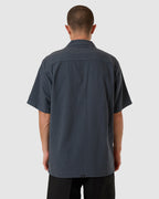 MENS MINIMAL THRILLS STRIPE BOWLING SHIRT