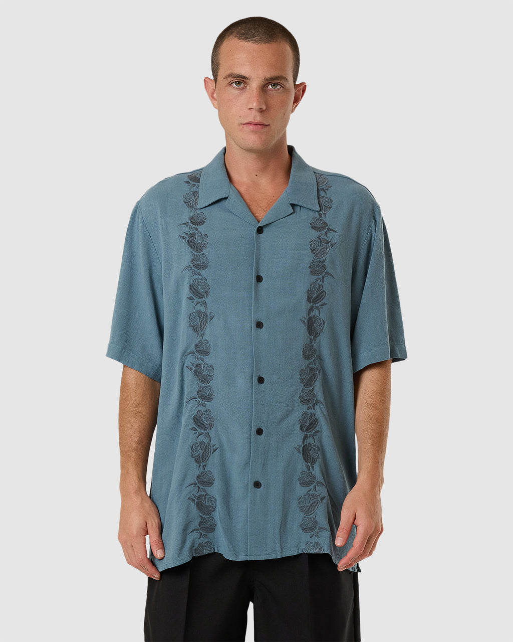 MENS ALL RELATABLE BOWLING SHIRT