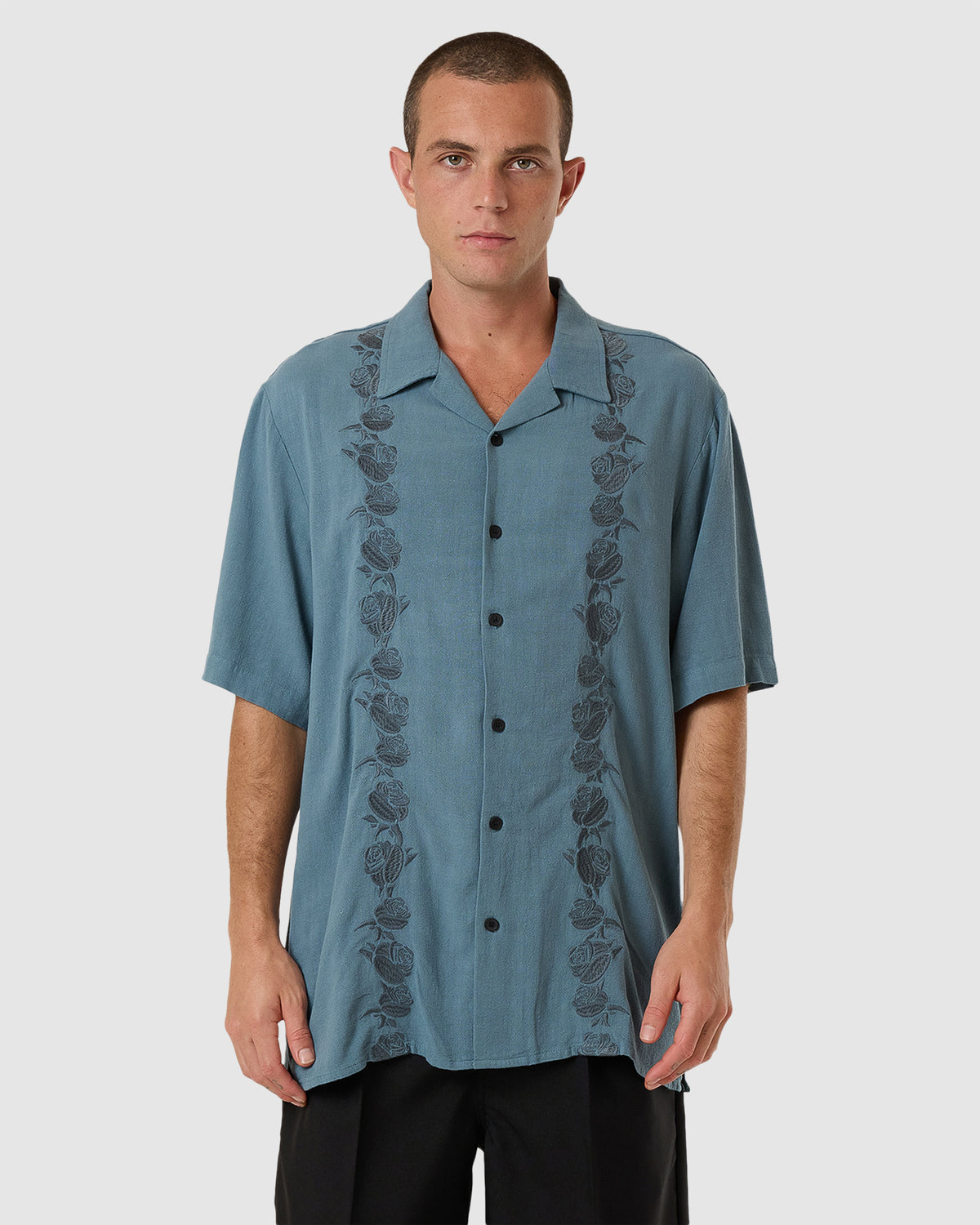 MENS ALL RELATABLE BOWLING SHIRT