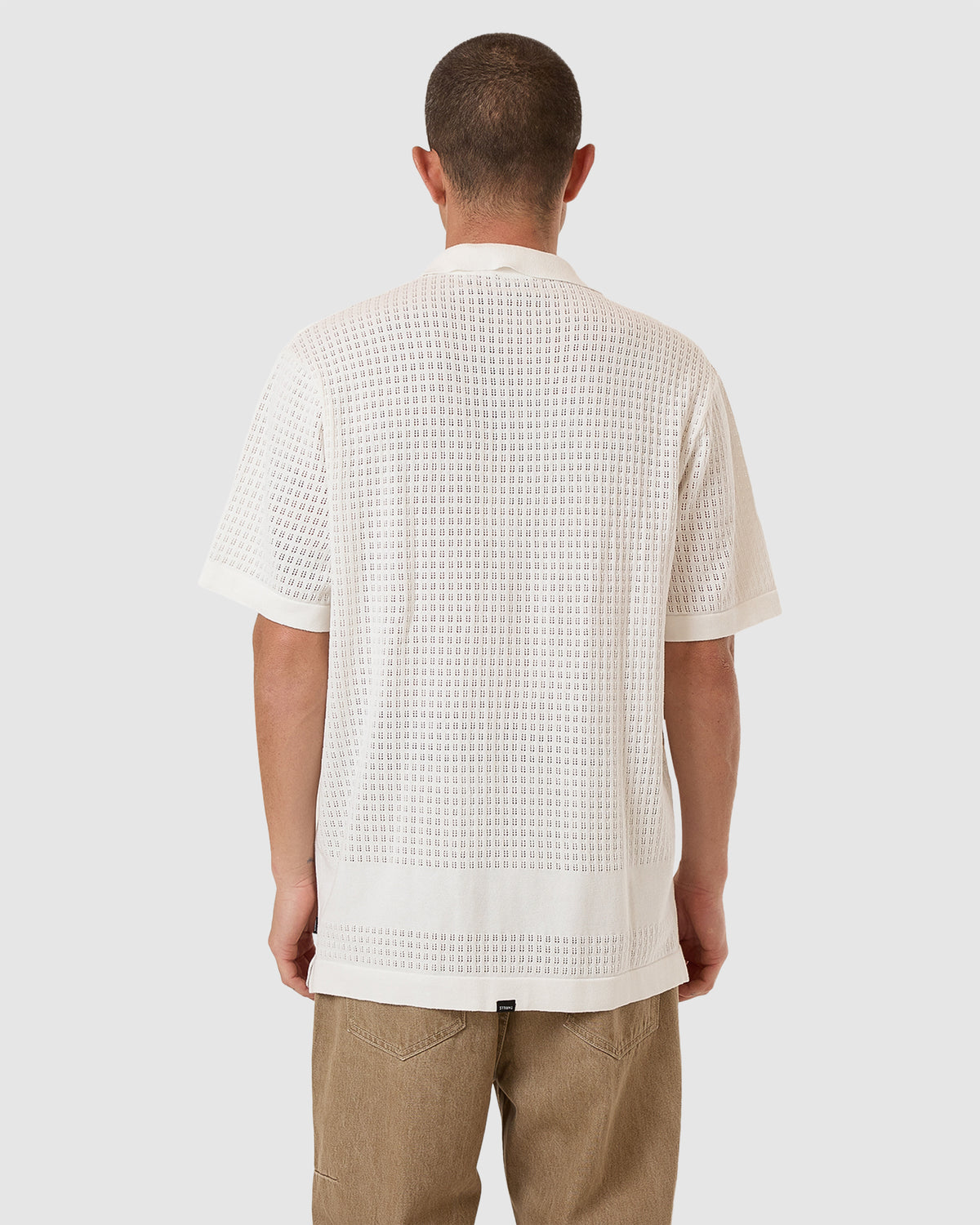 Mens Lost In Paradise Knit Bowling Short Sleeve Shirt