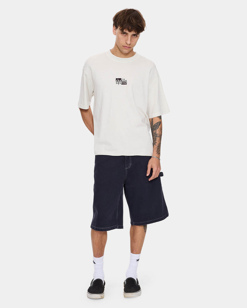 Mens Excitement Excitement Embroidery T-Shirt