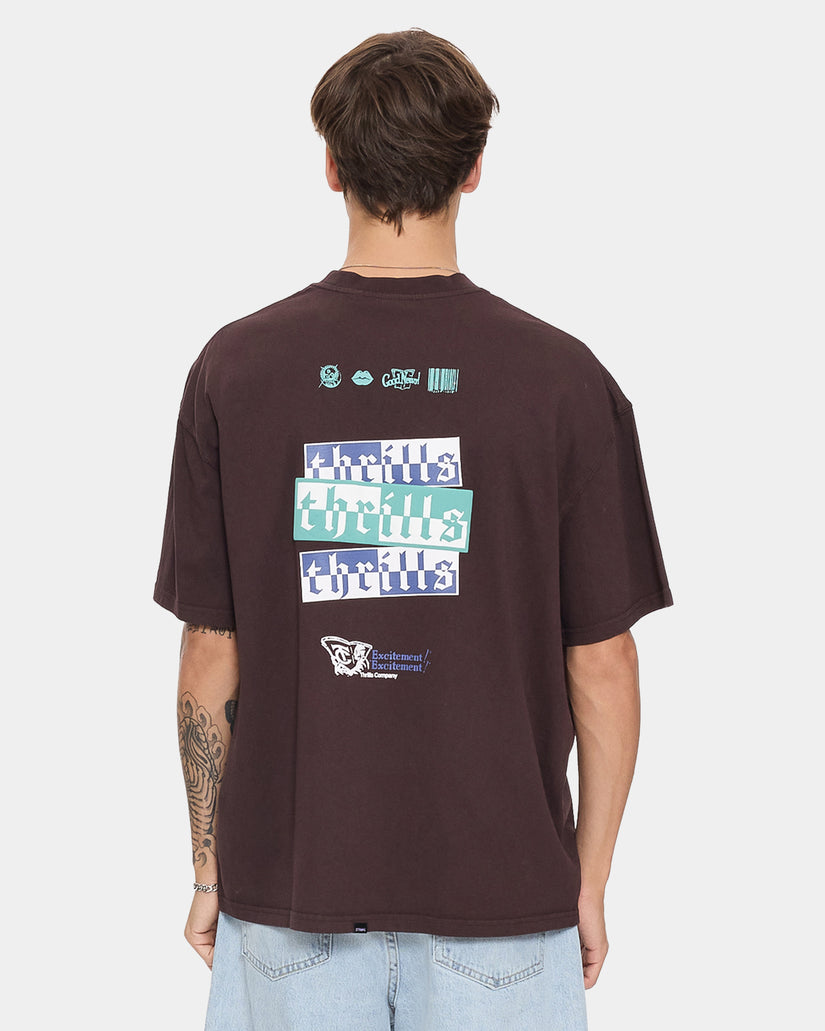 Mens Excitement Excitement Oversized T-Shirt
