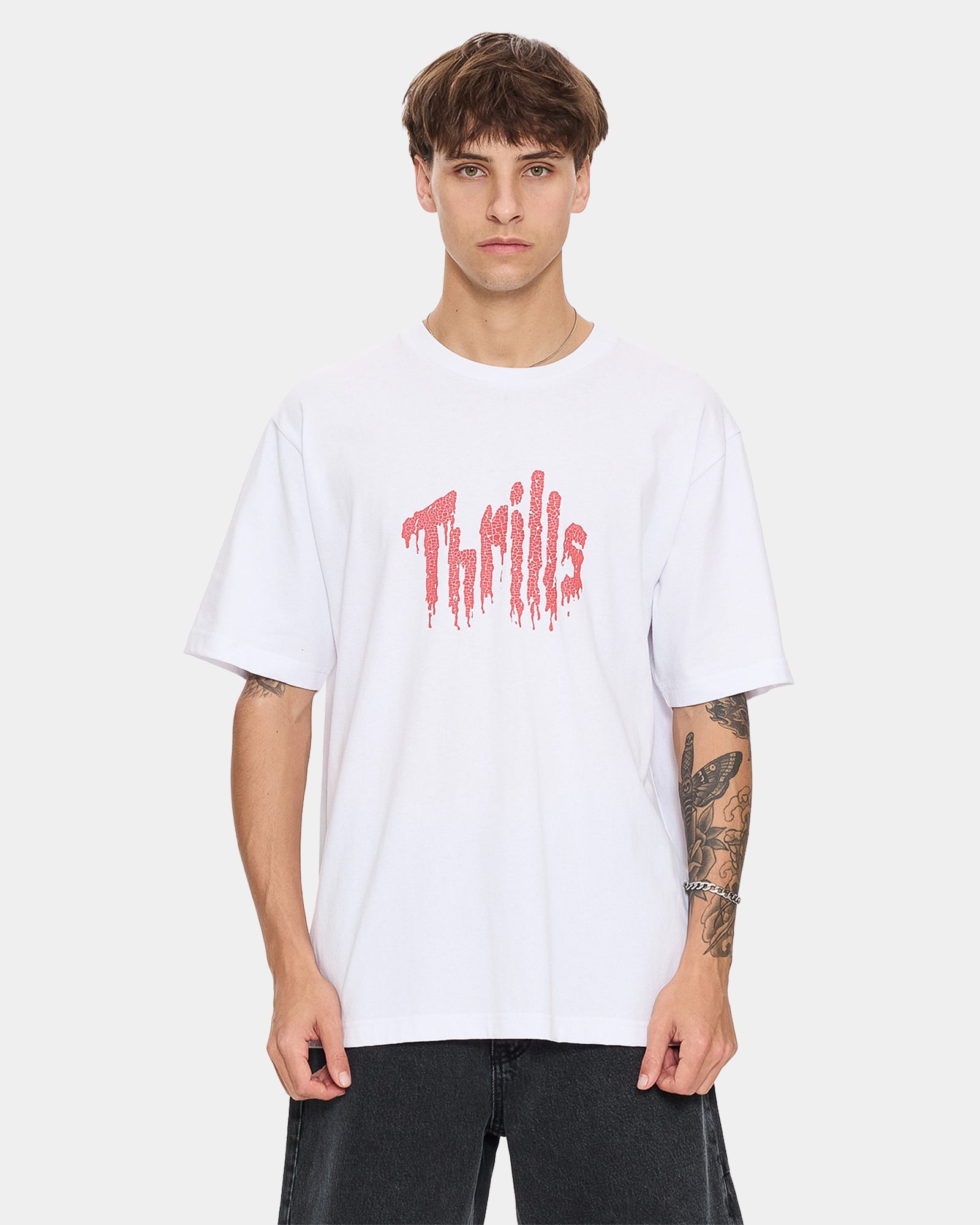 Mens Once Bitten Twice Shy Oversize T-Shirt