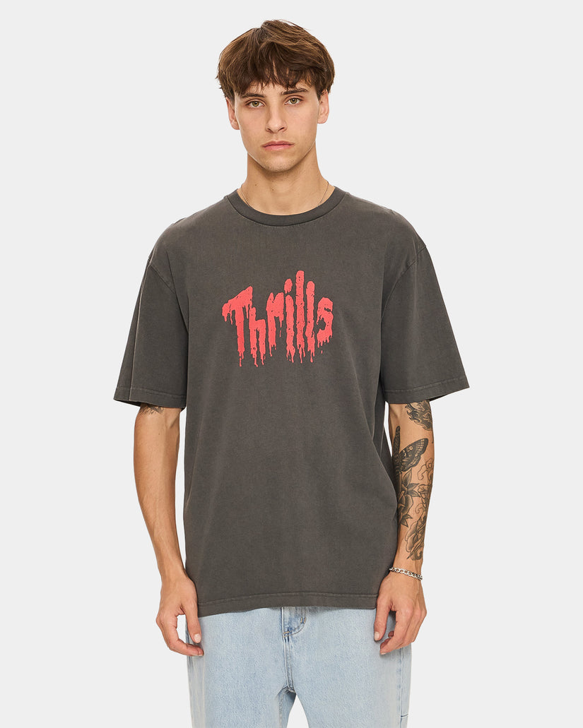 Mens Once Bitten Twice Shy Oversized T-Shirt