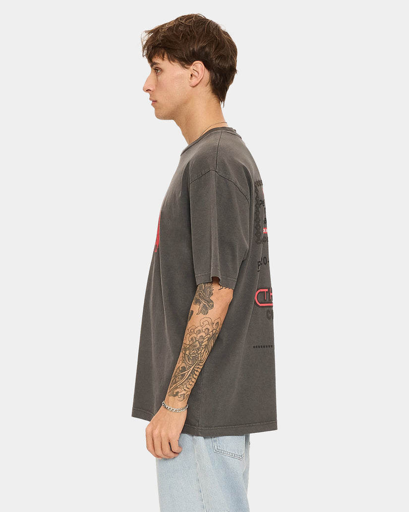 Mens Once Bitten Twice Shy Oversized T-Shirt