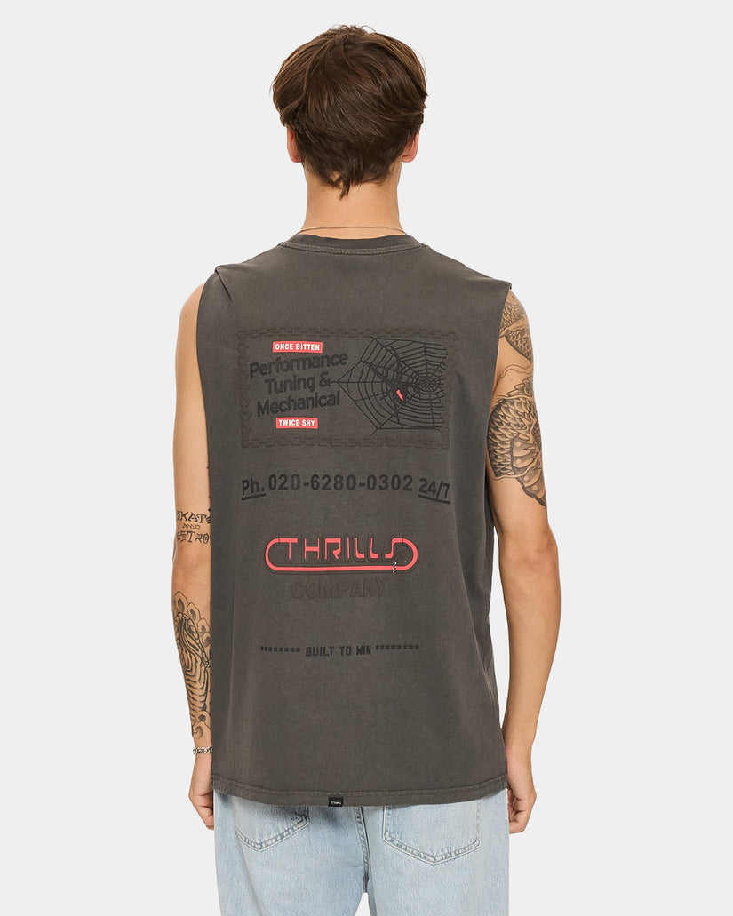 Mens One Bitten Twice Shy Muscle