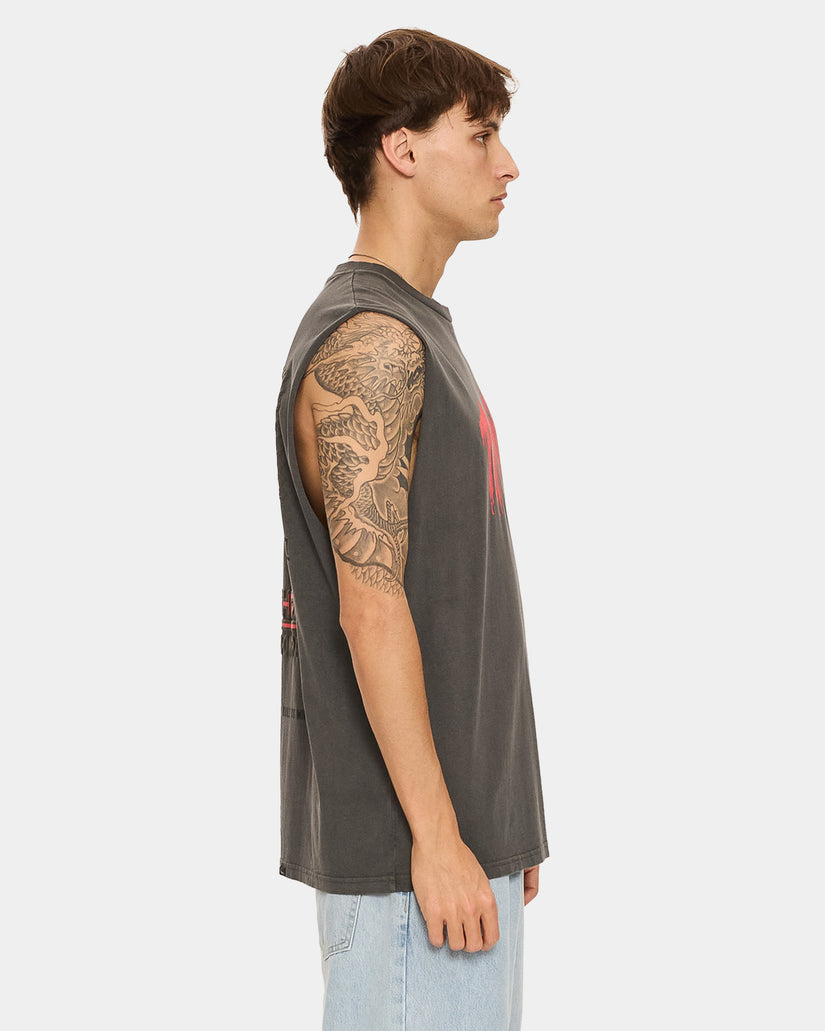 Mens One Bitten Twice Shy Muscle