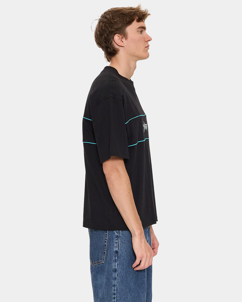 Mens Heavy Static Piping T-Shirt