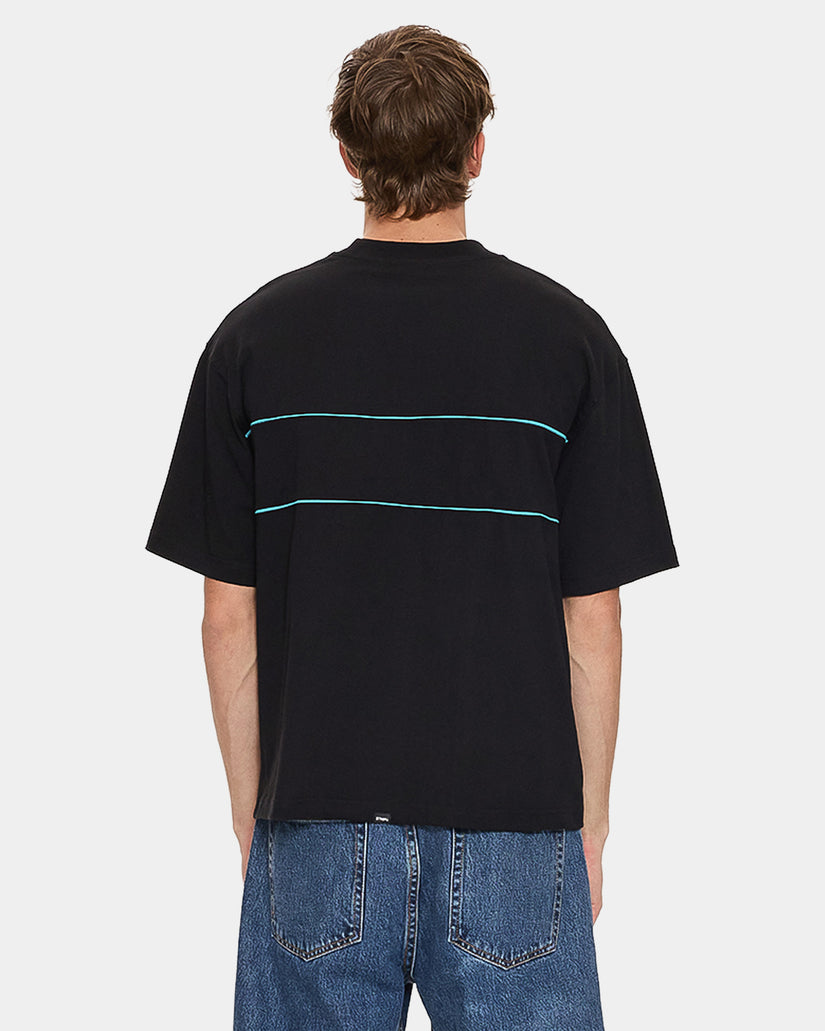 Mens Heavy Static Piping T-Shirt