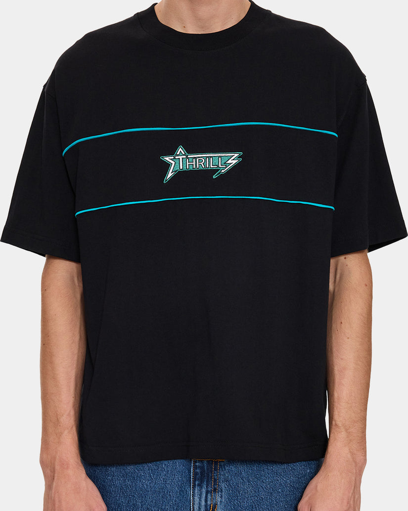 Mens Heavy Static Piping T-Shirt