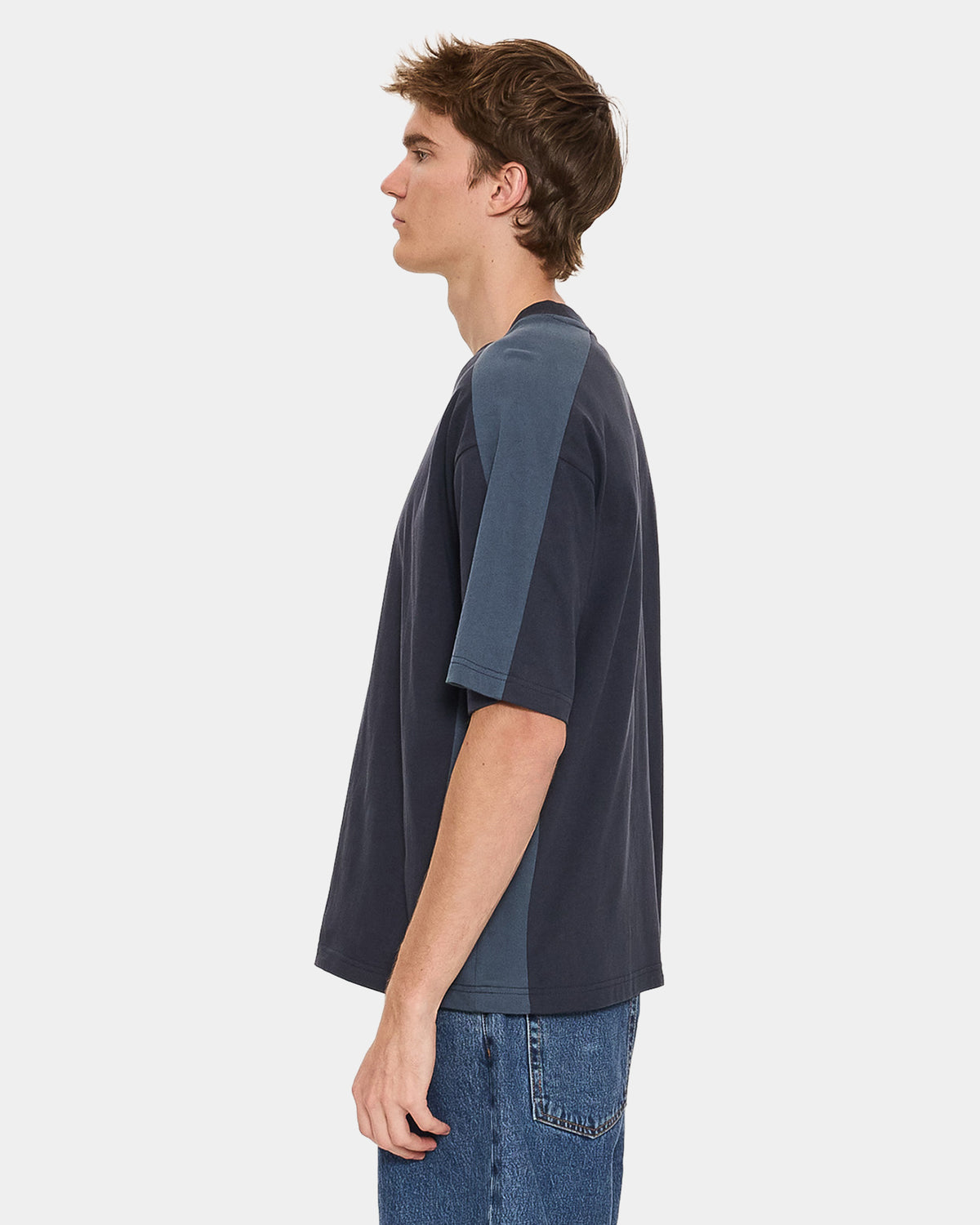Mens Fusion Panel Oversized T-Shirt