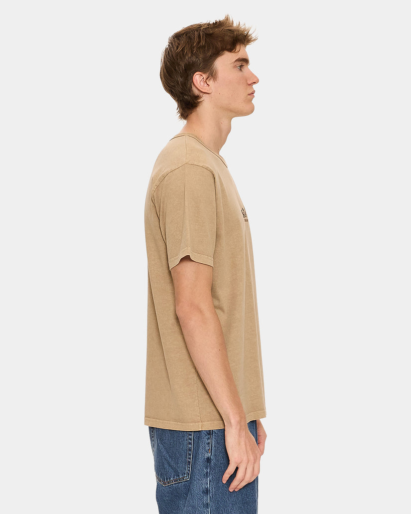 Mens Thrills Workwear Embrodery T-Shirt