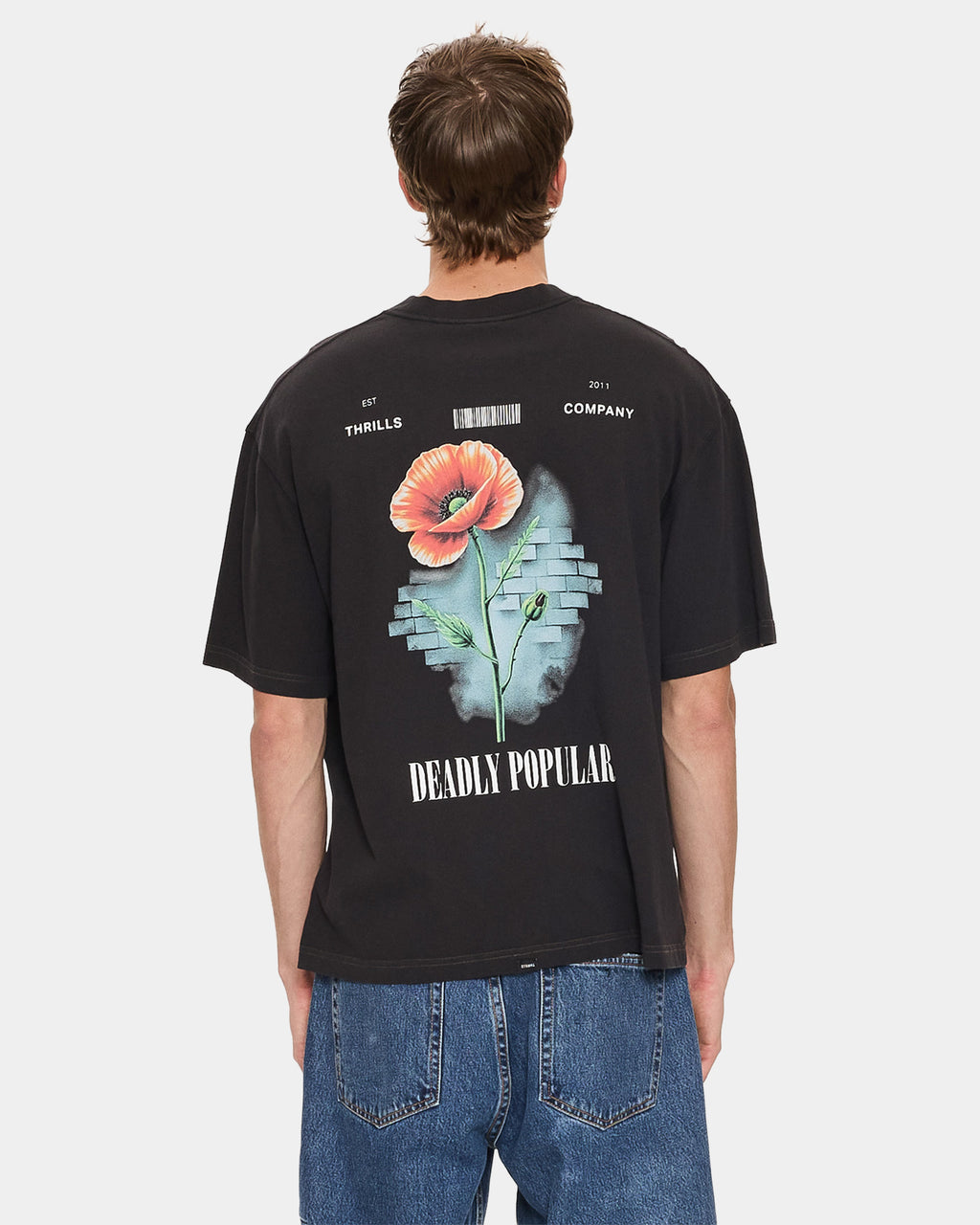 Mens Deadly Popular Oversized T-Shirt