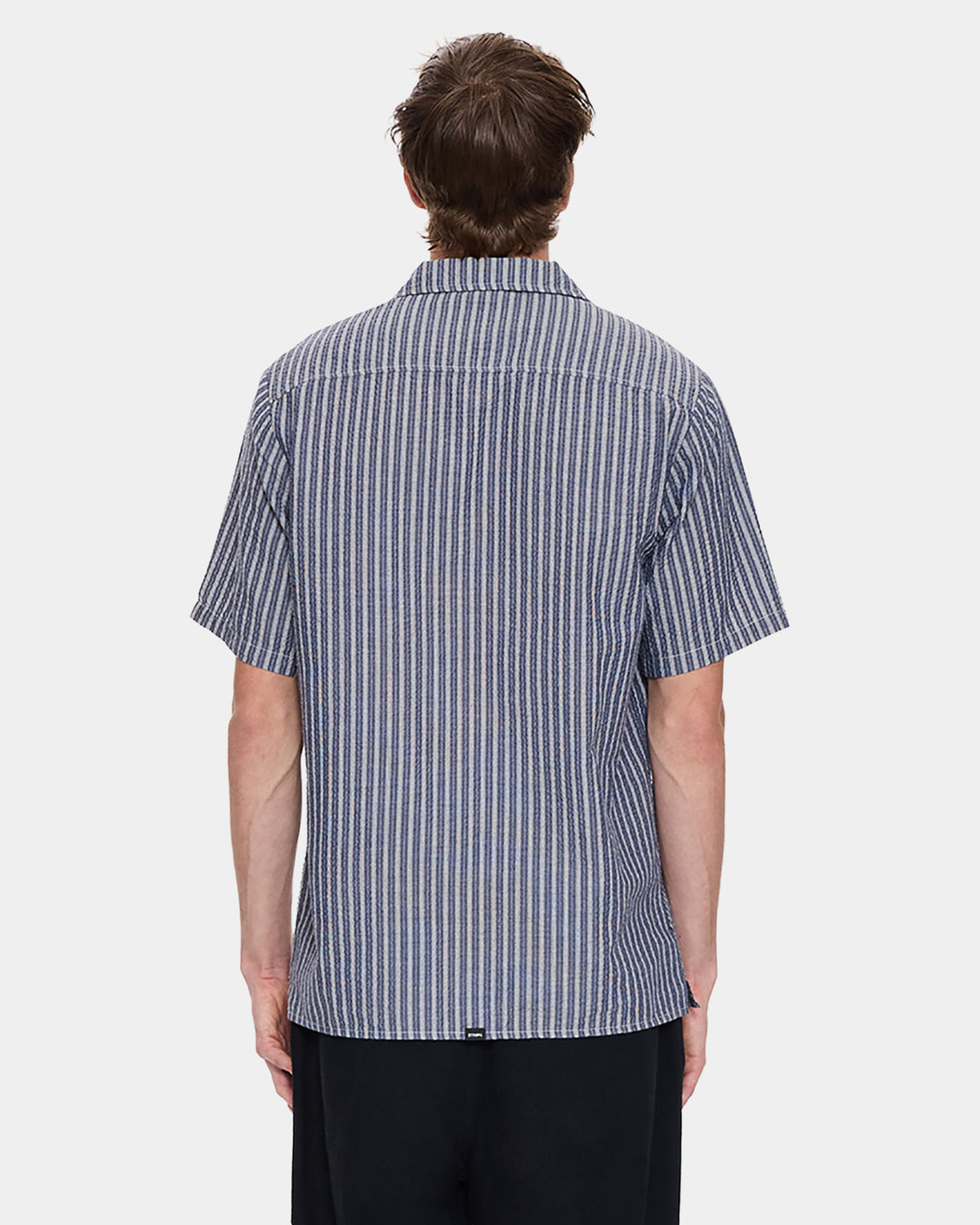 Mens Thrills Gardens Stripe Short Sleeve Shirt