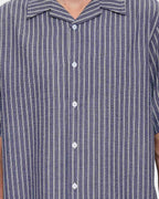 Mens Thrills Gardens Stripe Short Sleeve Shirt