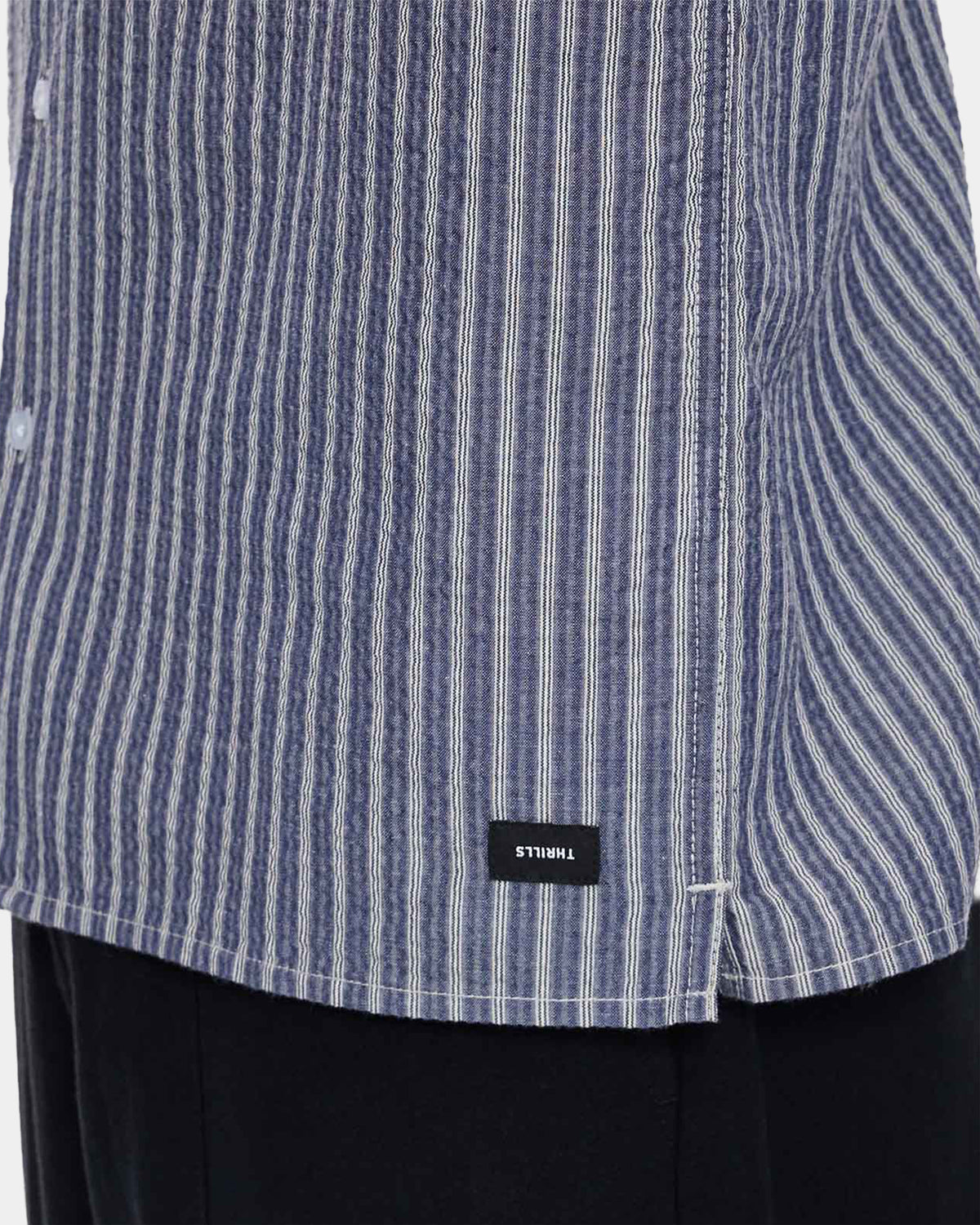 Mens Thrills Gardens Stripe Short Sleeve Shirt