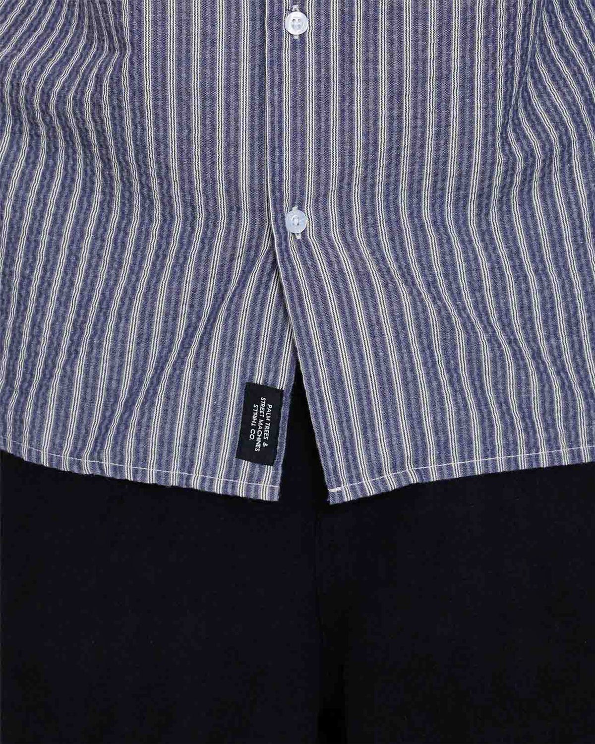 Mens Thrills Gardens Stripe Short Sleeve Shirt