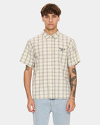 Mens Touch The Sky Check Short Sleeve Shirt