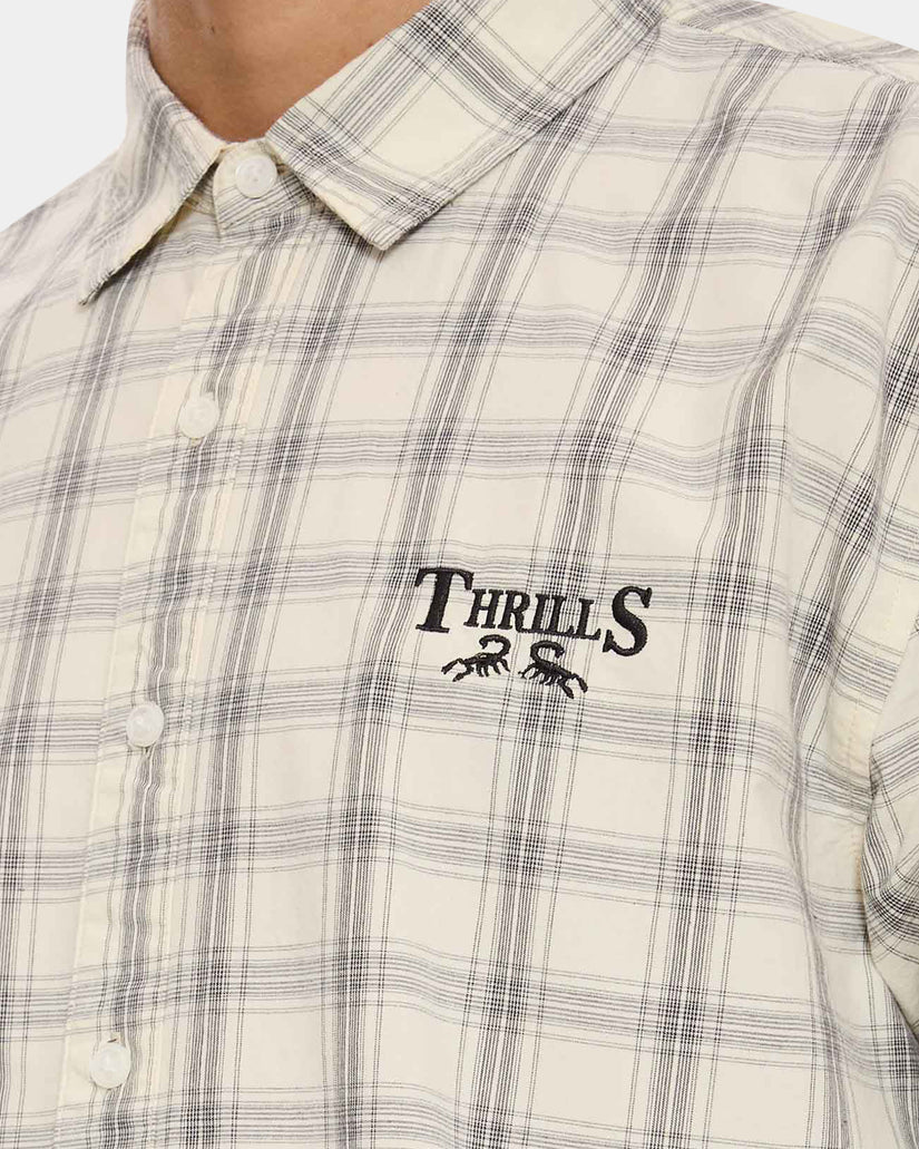 Mens Touch The Sky Check Short Sleeve Shirt