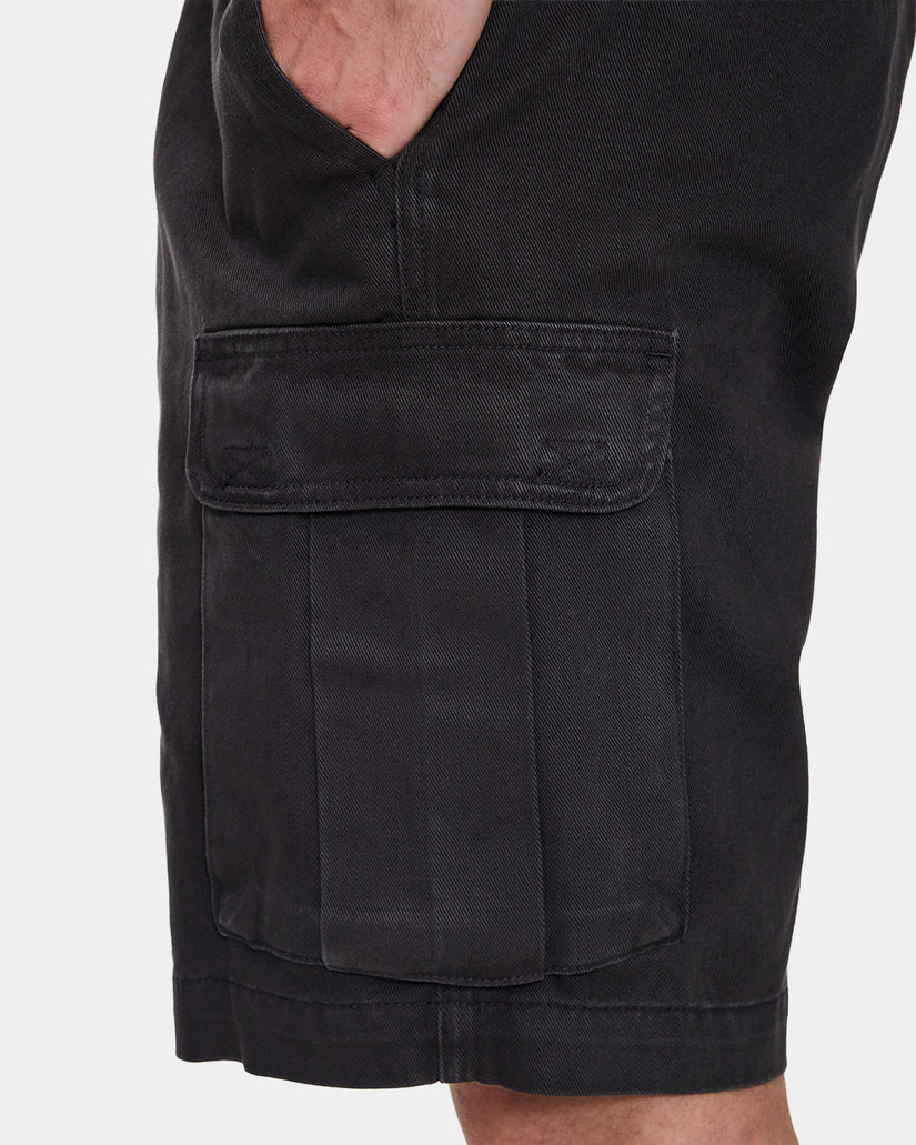 Mens Slacker Union Relaxed Cargo Shorts