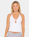 Womens Emma Cut Out Skimmer Tank Top