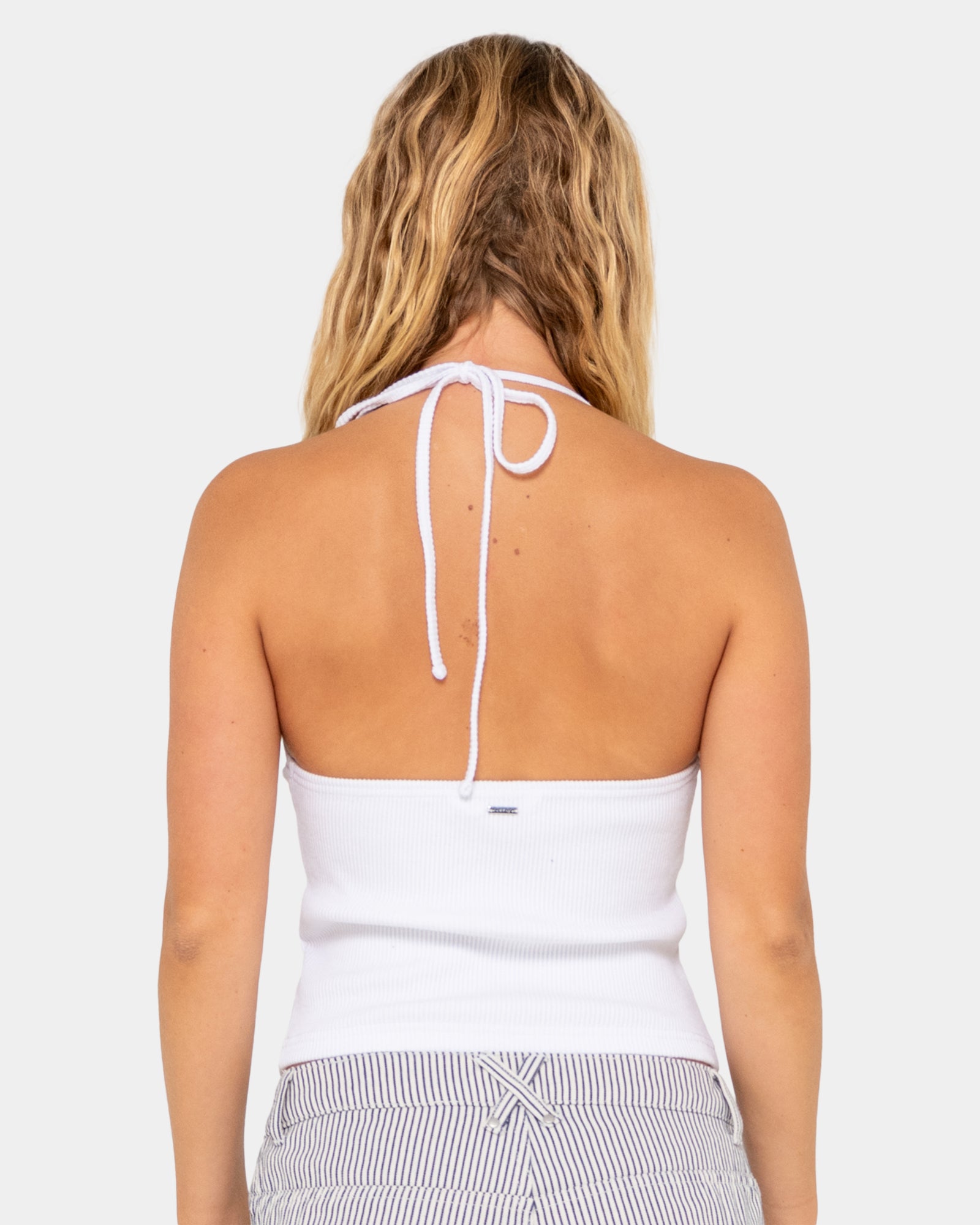 Womens Emma Cut Out Skimmer Tank Top