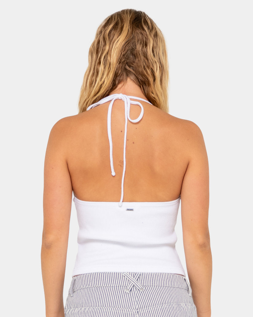 Womens Emma Cut Out Skimmer Tank Top