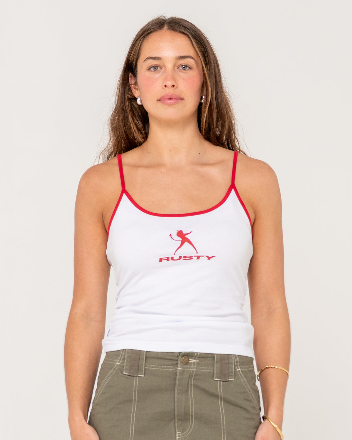 Womens Devil Staple Singlet