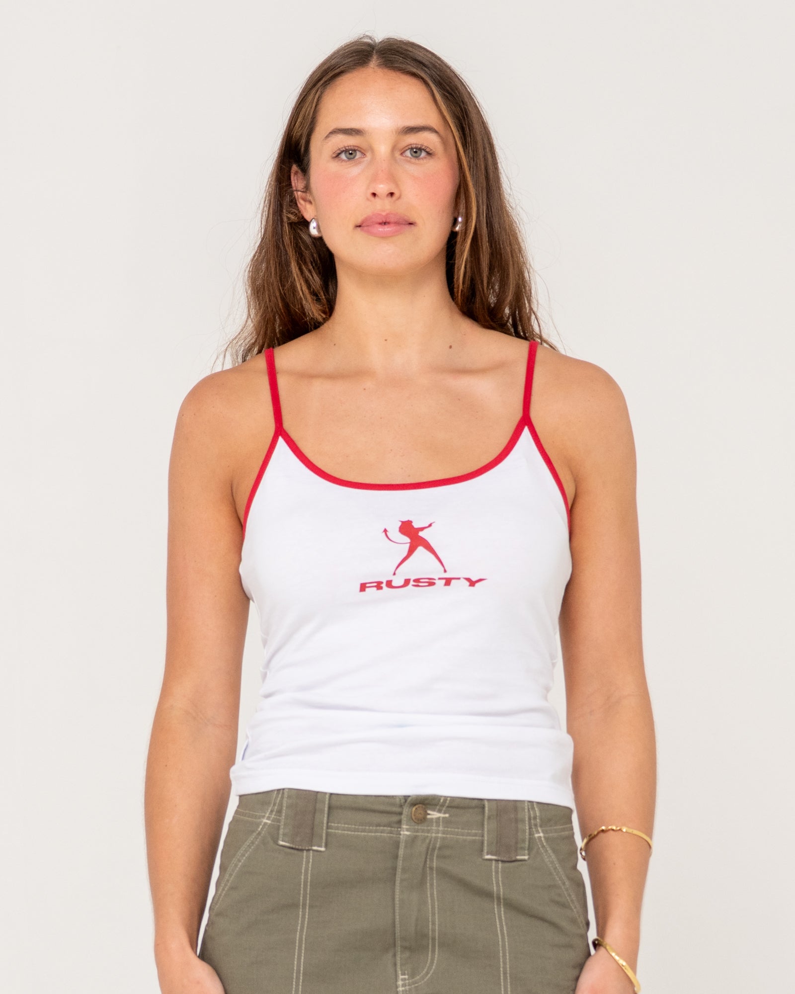 Womens Devil Staple Singlet