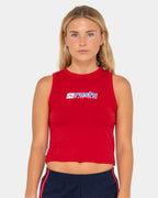 Womens Crossroads Fitted Tank Top