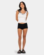 Womens Cassian Ribbed Scoop Neck Tank Top