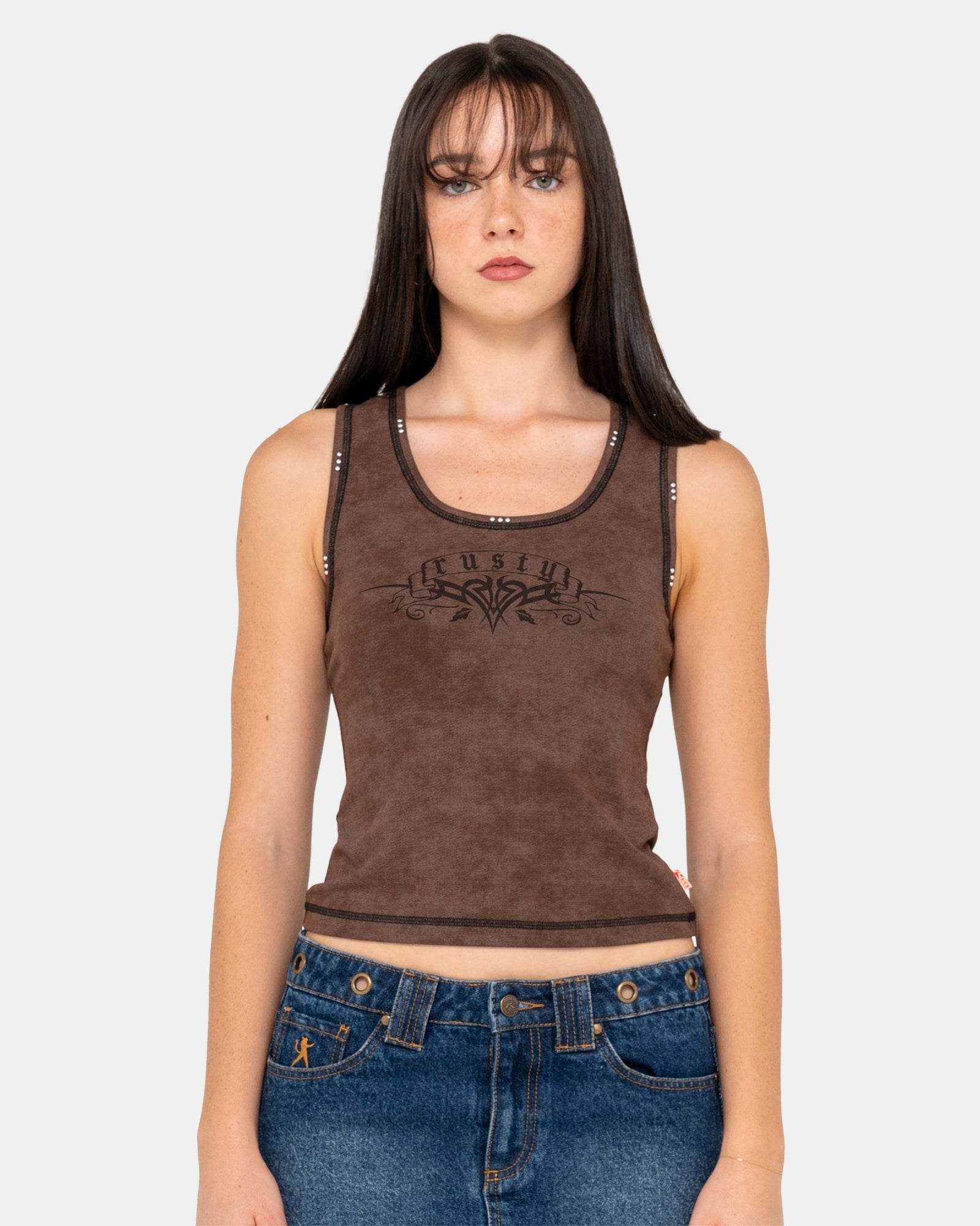 Womens Kachow Racer Tank Top