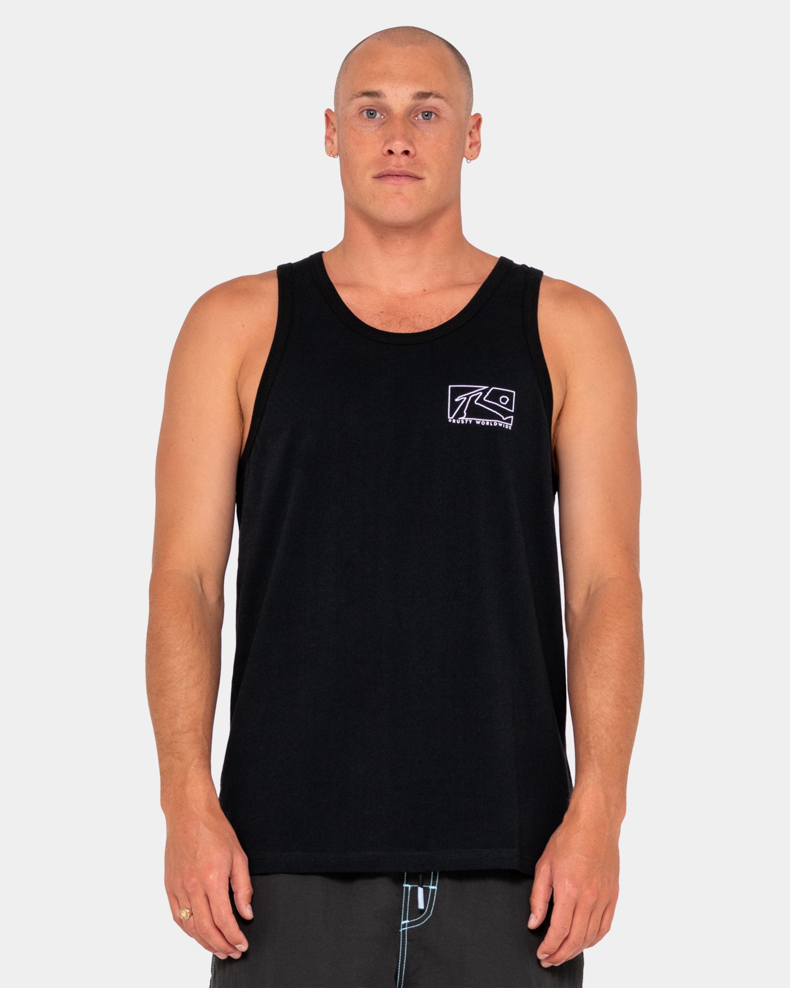Mens Boxed Out Tank Top