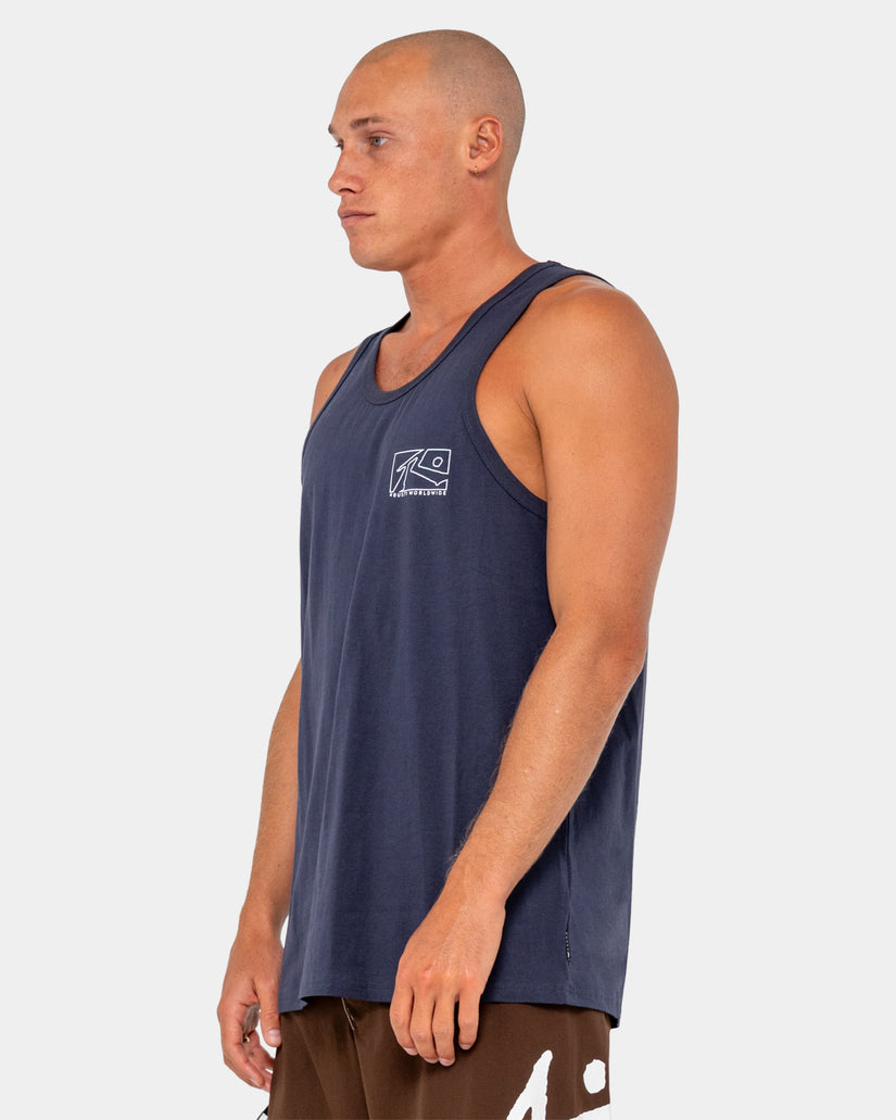 Mens Boxed Out Tank Top