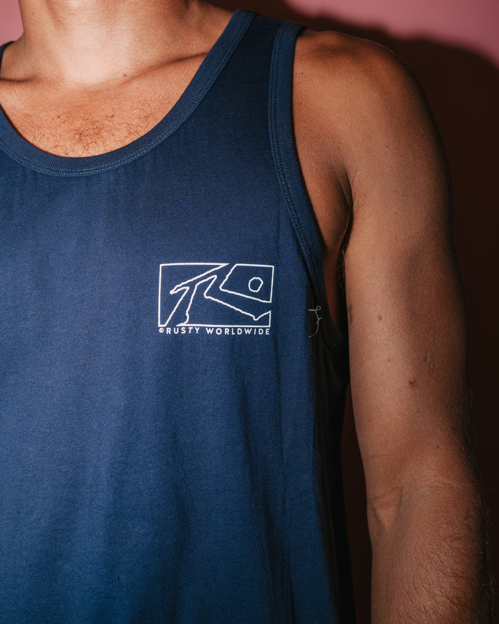 Mens Boxed Out Tank Top