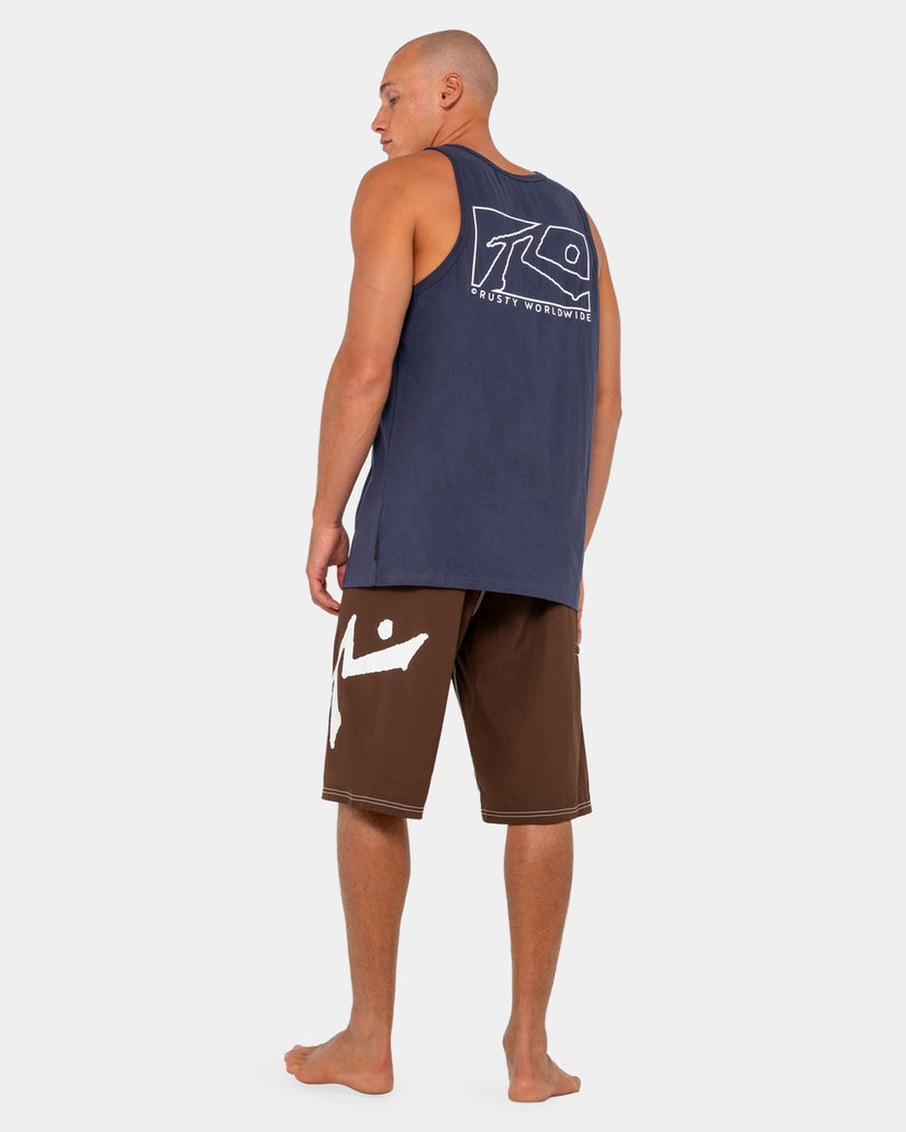Mens Boxed Out Tank Top