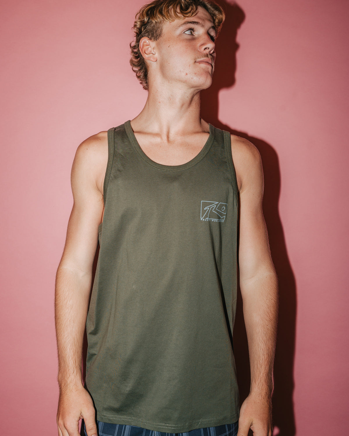 Mens Boxed Out Tank Top