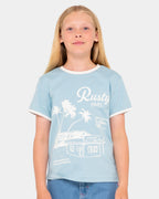 Girls 8-16 Sunset Wishes Ringer T-Shirt