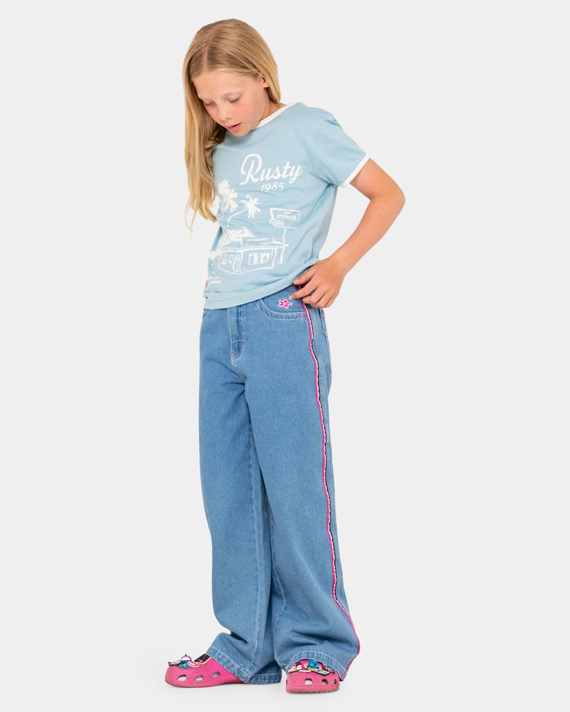 Girls 8-16 Sunset Wishes Ringer T-Shirt