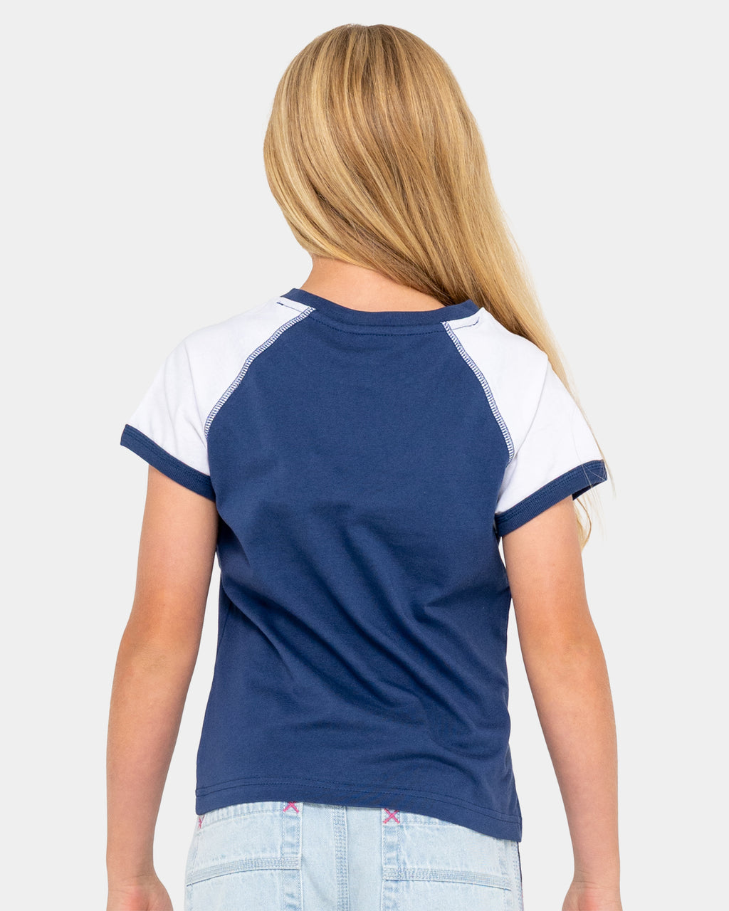 Girls 8-14 Riley Raglan Baby T-Shirt