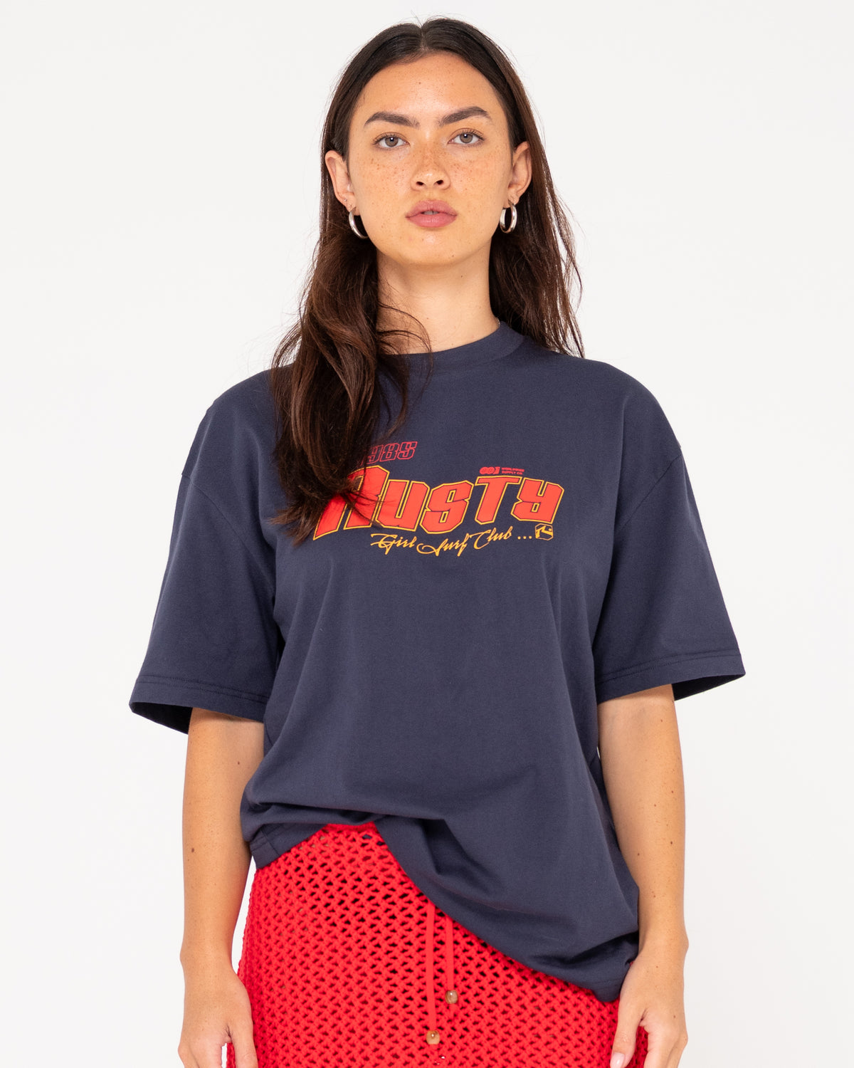 WOMENS SURF OVERSIZE SHORT SLEEVE T-SHIRT