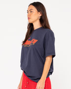WOMENS SURF OVERSIZE SHORT SLEEVE T-SHIRT